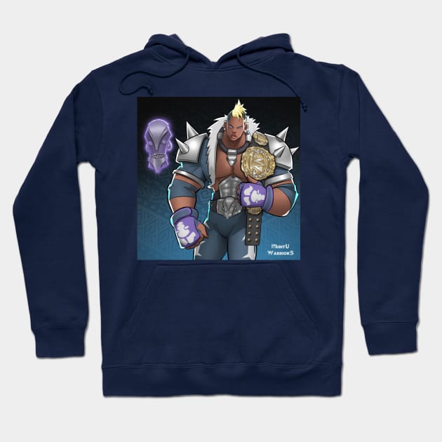 Muntu Warriors - Agon Collection Hoodie by Beckley Art